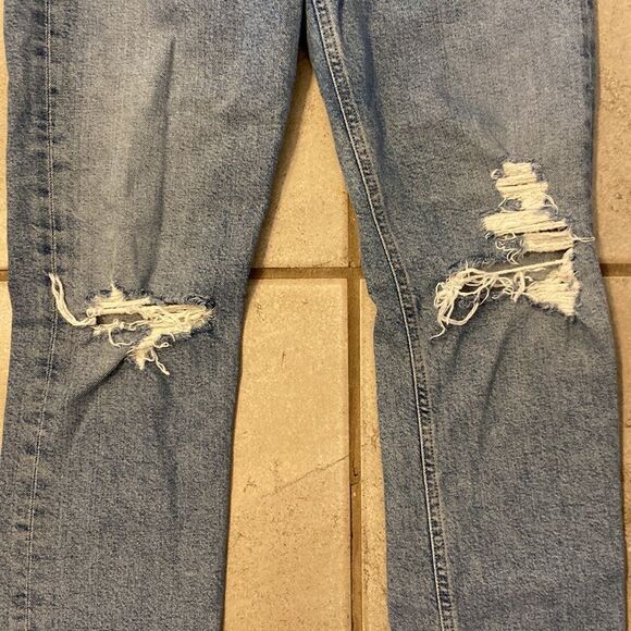Agolde Women’s 25 Denim Jean Distressed Skinny Fit - Picture 3 of 8